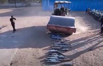 Action of traffic police against bullet drivers