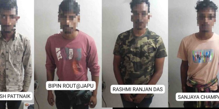 4 criminals arrested from Brunei forest