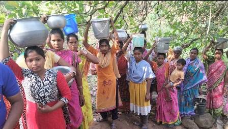 ରାସ୍ତା ନାହିଁ ତ ଭୋଟ ନାହିଁ : ନଦୀ ମୁଠା ଏରିଆ ରେ ଭୋଟ ବର୍ଜନ
