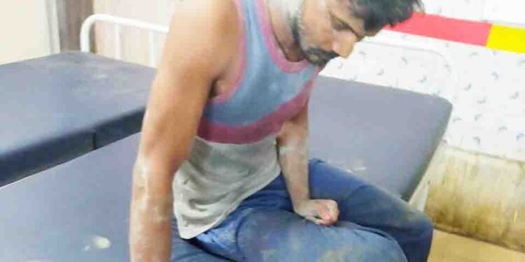 ଷ୍ଟେସନ ନିର୍ମାଣାଧୀନ କୋଠା ଭୁଷୁଡ଼ି ୪ ଶ୍ରମିକ ଆହତ