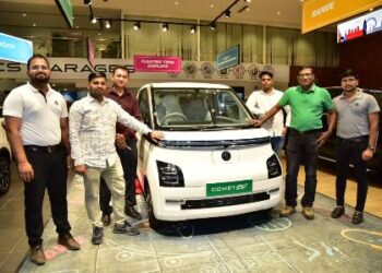 ଭୁବନେଶ୍ୱରରେ ପହଂଚିଲା ଏମଜିର ସ୍ମାର୍ଟ ଓ ସଷ୍ଟେନେବୁଲ କୋମେଟ ଓ ଜେଡଏସ ଇଭି ଡ୍ରାଇଭ