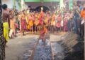 ବୋଲଗଡ଼ରେ-ଝାମୁଯାତ୍ରାରେ ନିଆଁରେ ଚାଲିଲେ ଭଗତା ଓ କାଳୀରୁଦ୍ର ଉପାସକ 
