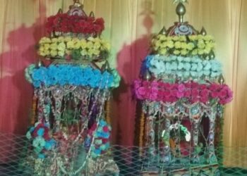 ନଖରା ଗ୍ରାମର ଜାଗୁଳେଇଙ୍କ ପୀଠରେ ଭାଗବତ ମେଳଣ ଆରମ୍ଭ