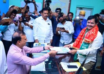 ଦଶପଲ୍ଲା ନିର୍ବାଚନ ମଣ୍ଡଳୀ ପାଇଁ ବିଧାନସଭା ପାର୍ଥୀ ଭାବେ ବିଜେଡ଼ି ରୁ ନାମାଙ୍କନ ଦାଖଲକଲେ ରମେଶ