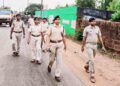 ଜଂକିଆ ପୋଲିସ ପକ୍ଷରୁ ଫ୍ଲାଗ ମାର୍ଚ୍ଚ