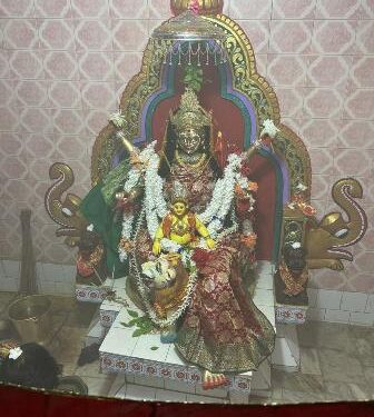 ଜାଗୁଳେଇଙ୍କ ବାସନ୍ତିକ ଦୁର୍ଗାପୂଜା : ସ୍କନ୍ଦ ମାତା ବେଶରେ ଦର୍ଶନ ଦେଲେ ମା’