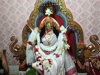 ଜାଗୁଳେଇଙ୍କ ବାସନ୍ତିକ ଦୁର୍ଗାପୂଜା : ମହାଗୌରୀ ବେଶରେ ଦର୍ଶନ ଦେଲେ ‘ମା’