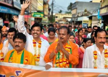 ବିଧାୟକ ପ୍ରାର୍ଥୀ କାଳୁ ଚରଣ ଖଣ୍ଡେଇତରାୟ ଙ୍କ ନେତୃତ୍ୱରେ ଖୋର୍ଦ୍ଧା ମୁନିସିପାଲିଟି ରେ ଜନସମ୍ପର୍କ ପଦଯାତ୍ରା