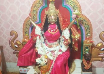ଜାଗୁଳେଇଙ୍କ ବାସନ୍ତିକ ଦୁର୍ଗାପୂଜା : କାତ୍ୟାୟନୀ ବେଶରେ ଦର୍ଶନ ଦେଲେ ମା
