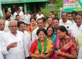 ତିର୍ତ୍ତୋଲ ବିଧାୟକ ପ୍ରାର୍ଥୀ ଏବଂ ଜଗତସିଂହପୁର ସାଂସଦ ପ୍ରାର୍ଥୀନୀଙ୍କୁ  ବିରିଡି ବିଜେଡ଼ି ପକ୍ଷରୁ ସମ୍ବର୍ଦ୍ଧନା