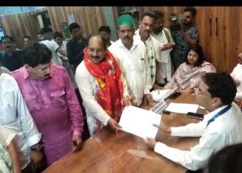 ନାମାଙ୍କନ ଦାଖଲ କଲେ ପ୍ରଦୀପ ସାହୁ