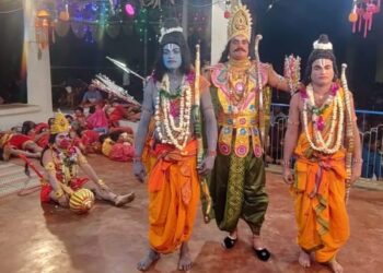 ଧଣ୍ଡାମୁଣ୍ଡା ଶ୍ରୀରାମ ଲୀଳାରେ ମହି ରାବଣ ବଧ ମଞ୍ଚସ୍ଥ
