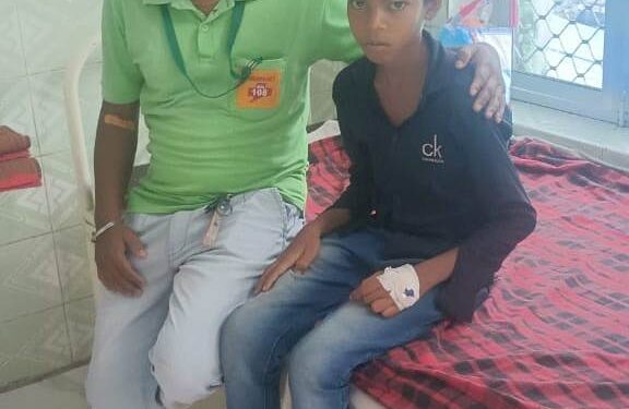 ନାବାଳକଙ୍କୁ ନୂଆ ଜୀବନ ଦେଲେ ୧୦୮ ଆମ୍ବୁଲାନ୍ସ କର୍ମଚାରୀ