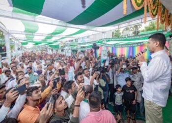 ଗଞ୍ଜାମର ହିଞ୍ଜିଳି-ଶେରଗଡ଼ ଓ ଖଲ୍ଲିକୋଟରେ କାର୍ତ୍ତିକ ପାଣ୍ଡିଆନଙ୍କ ମାରାଥନ ପ୍ରଚାର, ବିଶାଳ ରୋଡ ସୋ