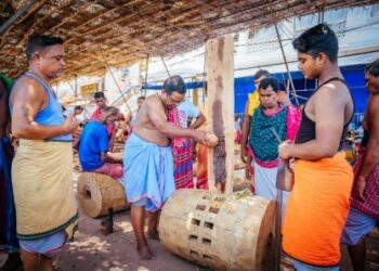 ରଥ ନିର୍ମାଣର ଦ୍ବାଦଶ ଦିବସରେ ତିନି ରଥର ଜନ୍ତାଗାଡ ପ୍ରସ୍ତୁତ