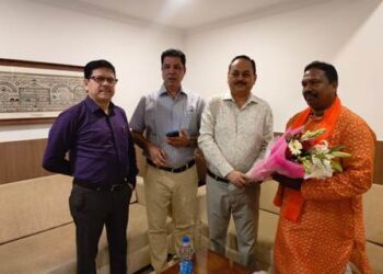 ପଞ୍ଚାୟତିରାଜ ଓ ପାନୀୟ ଜଳ ବିଭାଗର ମନ୍ତ୍ରୀଙ୍କୁ ବିଭାଗୀୟ ପ୍ରମୁଖ ଶାସନ ସଚିବଙ୍କ ସୌଜନ୍ୟ ମୂଳକ ସାକ୍ଷାତ