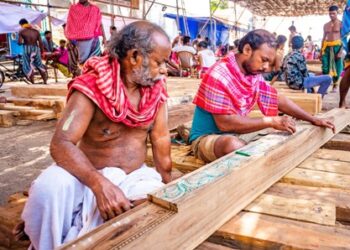 ତିନି ରଥର ପାଞ୍ଚ ଦଣ୍ଡା ଏବଂ ଦୁଇଟି ଲେଖାଏଁ ଗରଗରା ର ଚଉପଟ କାର୍ଯ୍ୟ ଶେଷ