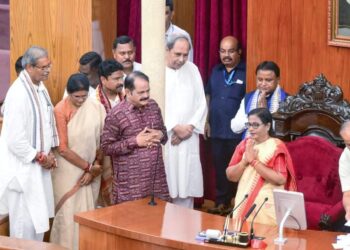 ରଣପୁର ବିଧାୟିକା ସୁରମା ପାଢ଼ୀ ସପ୍ତଦଶ ବିଧାନସଭାର ବାଚସ୍ପତି ହୋଇଛନ୍ତି