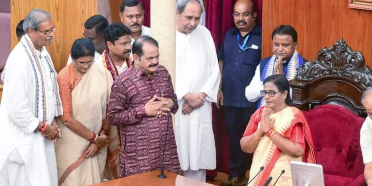 ରଣପୁର ବିଧାୟିକା ସୁରମା ପାଢ଼ୀ ସପ୍ତଦଶ ବିଧାନସଭାର ବାଚସ୍ପତି ହୋଇଛନ୍ତି