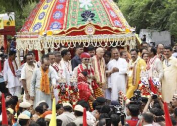 New Delhi’s Hauz Khas Temple Celebrates Car Festival