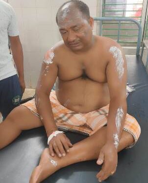 ସଟ ସର୍କିଟରୁ ଅଗ୍ନିକାଣ୍ଡ ଘଟି ଜଳିଗଲା ସରକାରୀ ବାସଭବନ