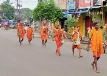 ଶ୍ରାବଣ ପ୍ରଥମ ସୋମବାର , ଶୈବପୀଠରେ କାଉଡିଆଙ୍କ ଭିଡ
