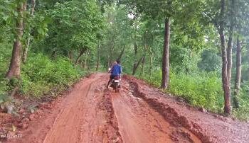 ଶିମିଳିପାଳ ବର୍ଷାରେ ମୁରୁମ୍ ମାଟି ଖରପା ରାସ୍ତା ଏବେ ମରଣ ଯନ୍ତା