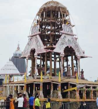 ତିନି ରଥର ମଣ୍ଡଣିବତା ଲାଗି ଶେଷ