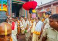 ସିଂହଦ୍ଵାରରେ ତିନି ରଥ….ରଥକୁ ଆଜ୍ଞା ମାଳ ବିଜେ ହୋଇଥିଲା