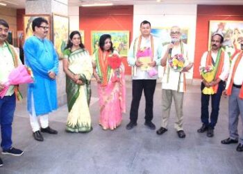 କୁଳମଣି ବିଶ୍ୱାଳଙ୍କର ଚିତ୍ର ପ୍ରଦର୍ଶନୀ “ପ୍ରତିବିମ୍ବ” ଉଦଯାପିତ