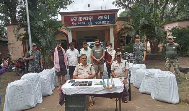 ଗଞ୍ଜେଇ ସହ କାର, ବାଇକ, ମାଉଜର ଓ ଟଙ୍କା ଜବତ – ୭ ଅଭିଯୁକ୍ତ ଗିରଫ