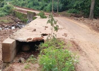 ଲଗାଣ ବର୍ଷାରେ ଧୋଇଗଲା ପୋଲ : ଯାତାୟତ ବାଧାପ୍ରାପ୍ତ