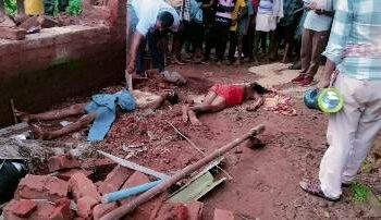 ଚାବରିପାଲି ଗାଁ ରେ ବୃଦ୍ଧ ଦମ୍ପତି ଙ୍କୁ ଦଳି ଦେଲା ହାତୀ