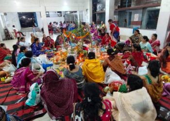 ପଶ୍ଚିମ ଓଡିଶାର ପ୍ରସିଦ୍ଧ ‘ପୁଅ ଜିଉଁତିଆ’ ଓଷା ଭୁବନେଶ୍ୱରର ୟୁନିଟ-୬ ସ୍ଥିତ କାଳୀ ମନ୍ଦିର ପ୍ରାଙ୍ଗଣରେ ପାଳନ କରାଯାଇଛି