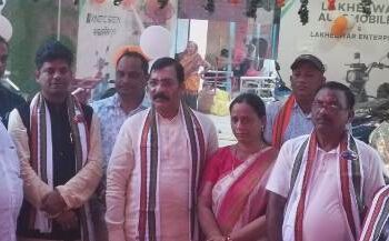 ନଖରାରେ ଲକ୍ଷେଶ୍ୱର ଅଟୋ ମୋବାଇଲ ଉଦଘାଟିତ