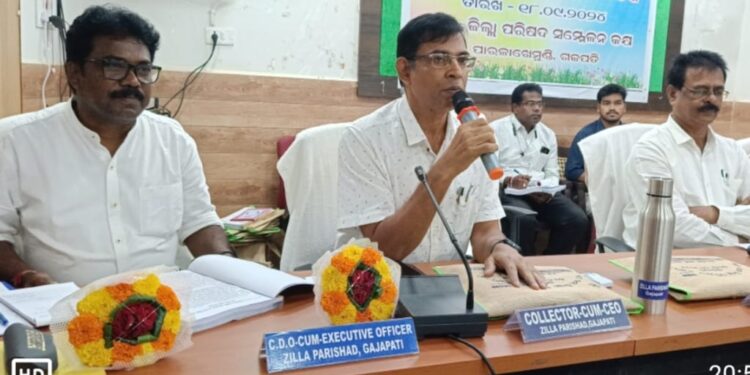 ପାରଳାଖେମୁଣ୍ଡି ଠାରେ ଗଜପତି ଜିଲ୍ଲା ପରିଷଦର ୫୨ତମ ବୈଠକ ଅନୁଷ୍ଠିତ