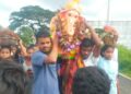 ବର୍ଷାରେ ଭିଜିଲେ ଗଣେଶ