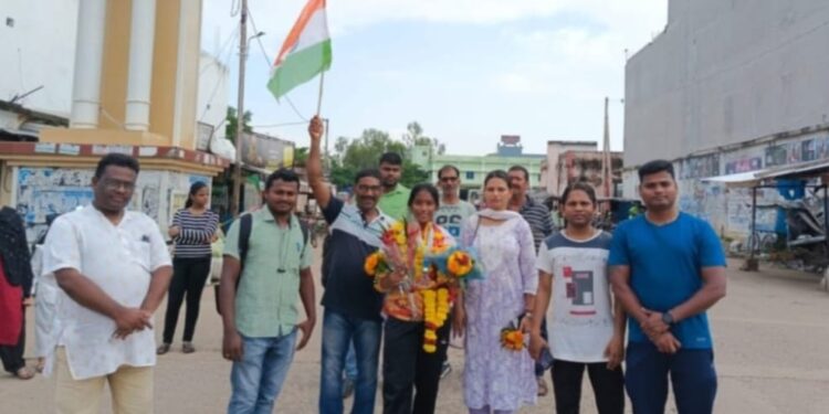 ତାଇକୋଣ୍ଡା ପ୍ରତିଯୋଗିତା, ଗଜପତି ର ଗୌରବ କେନ୍ଦ୍ରୀୟ ବିଦ୍ୟାଳୟ ଛାତ୍ରୀ ସୁବର୍ଣା ପାଇଲେ କାଂସ୍ୟ ପଦକ