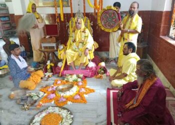 ଜଗତ୍ଗୁରୁ ରମାନନ୍ଦା ଚାର୍ଯ୍ୟ ଙ୍କ ପୀଠରେ ପଟ୍ଟାଭିଷେକ ଉତ୍ସବ