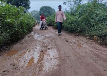 କୁମ୍ଭାରୀଗାଁ ପଞ୍ଚାୟତ ରାସ୍ତା ପାଲଟିଛି ମରଣଯନ୍ତା