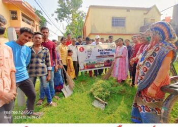 ଶିକ୍ଷାଭାରତୀ ଟ୍ରଷ୍ଟ ତରଫରୁ ସ୍ୱଛତା ହିଁ ସେବା କାର୍ଯ୍ୟକ୍ରମ  
