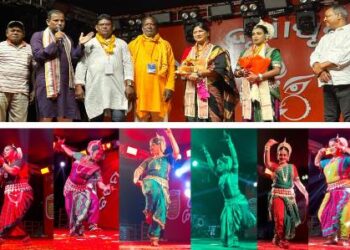ବରମୁଣ୍ଡା ଦୂର୍ଗା ପୂଜା ରେ ରାବଣ ପୋଡ଼ି ସହ ମନ ମୋହିଲା କଳିଙ୍ଗାୟନ ତୌର୍ୟତ୍ରିକମ ଅନୁଷ୍ଠାନ ର ନୃତ୍ୟାଙ୍ଗନା ମାନଙ୍କ ନୃତ୍ୟ