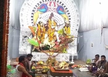 ନୂଆ କାଚରାମାଳ ମହାଦେବ ପୂଜା କମିଟି ପକ୍ଷରୁ ଦଶହରା ପୂଜା ଆରମ୍ଭ