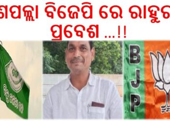 ଦଶପଲ୍ଲା ବିଜେପି ରେ ରାହୁ ର ପ୍ରବେଶ ହୋଇଛି ବୋଲି ଜନସାଧାରଣ ରେ ଚର୍ଚ୍ଚା