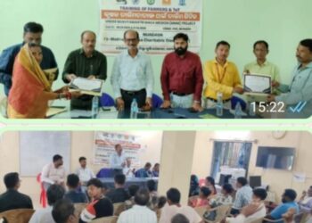 ମୁଖ୍ୟମନ୍ତ୍ରୀ ମକା ମିଶନ ଅଧୀନରେ ୩୦ ଜଣ ଚାଷୀଙ୍କୁ ନେଇ ଦୁଇ ଦିନିଆ ତାଲିମ ଶିବିର ଅନୁଷ୍ଠିତ