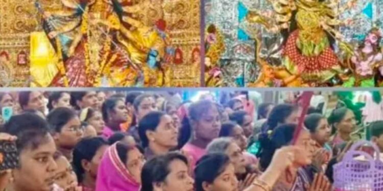 ମା ଜଗତ ଜନନୀଙ୍କ ନବରାତ୍ର ପୂଜା ଅବସରରେ ପାରଳାଖେମୁଣ୍ଡି ସହର ଚଳଚଞ୍ଚଳ