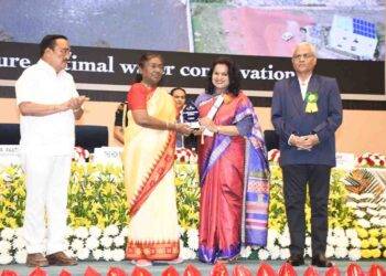 Odisha conferred National Water Award as the Best State in the field of Water Resources Conservation and Management