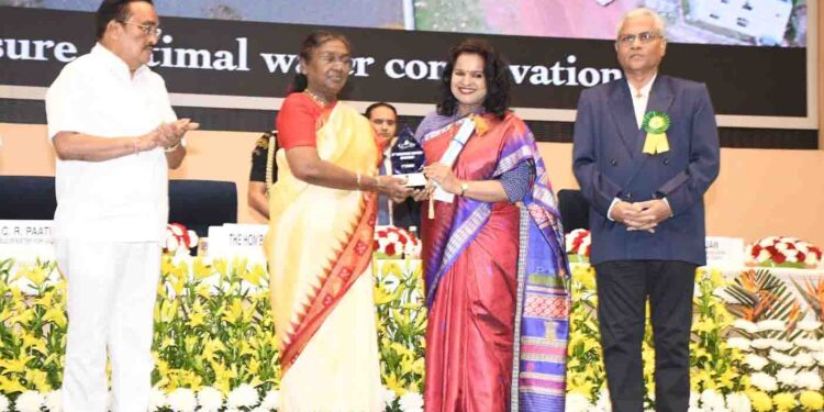 Odisha conferred National Water Award as the Best State in the field of Water Resources Conservation and Management