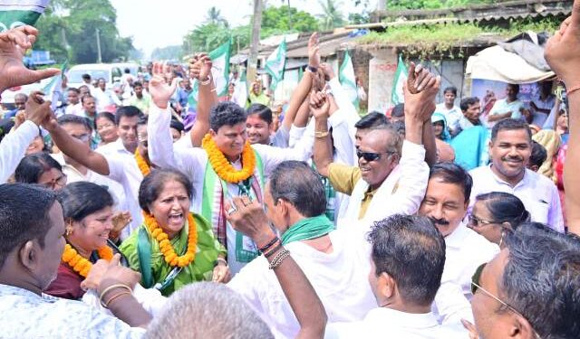 ବିରିଡିରେ ବିଜେଡି ର ଜନ ସମ୍ପର୍କ ପଦଯାତ୍ରା