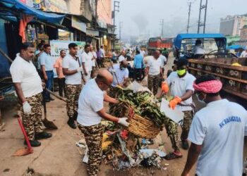 ସିଆର୍ ପିଏଫ୍ ୧୨୭ ବାଟାଲିୟନ ଦ୍ଵାରା ସ୍ବଚ୍ଛତା ହିଁ ସେବା କାର୍ଯ୍ୟକ୍ରମ ପାଳନ